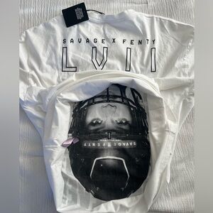 Savage x Fenty Sport Rhianna Super Bowl LVII half time shirt